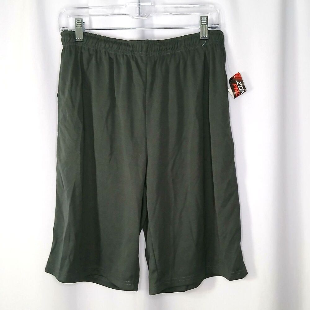Zone Pro Basketball Shorts Athletic Lghtwt Pockets Drwstring Gray NWT Mens Small